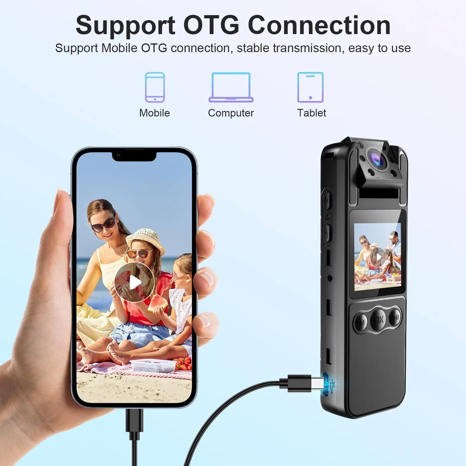 4K Mini Action Camera Outdoor Sport Portable Digital Video Recorder Worn Small Body Cam Night Vision DV Miniature Camcorder