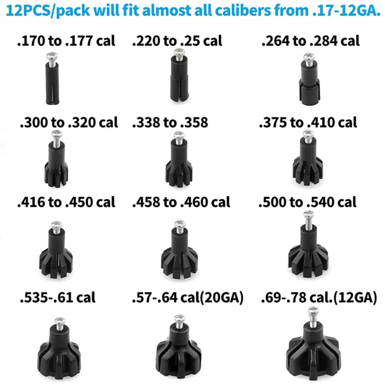 Green Red Laser Boresighter Kit for Rifle .22 .177 to.78 12GA Caliber Red Laser Pointer Collimator Universal Boresighter