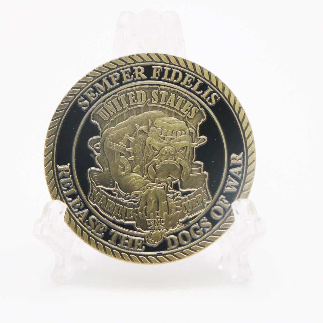 United States Marine Corps USMC Souvenir Semper Fidelis Military Coin Navy Coin Collection Copper Plated Commemorative Coin