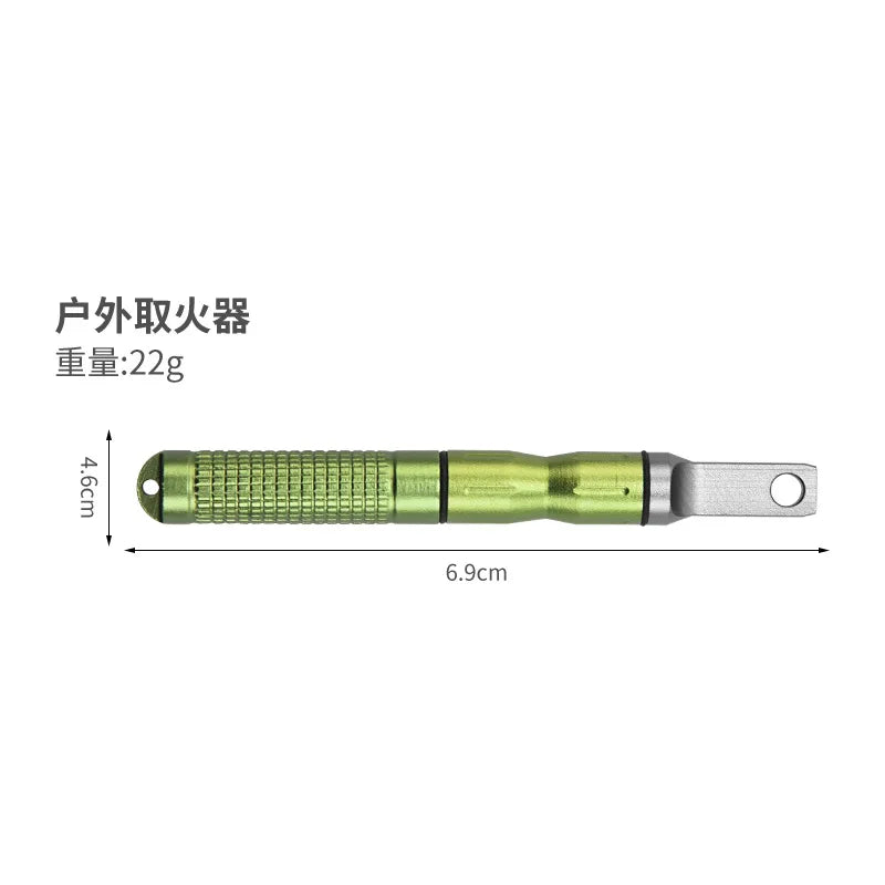 Outdoor Flint Camping Equipment Outdoor Survival Tool Magnesium Rod Firefighter Fire Stick, Multi-functional Outdoor Tools