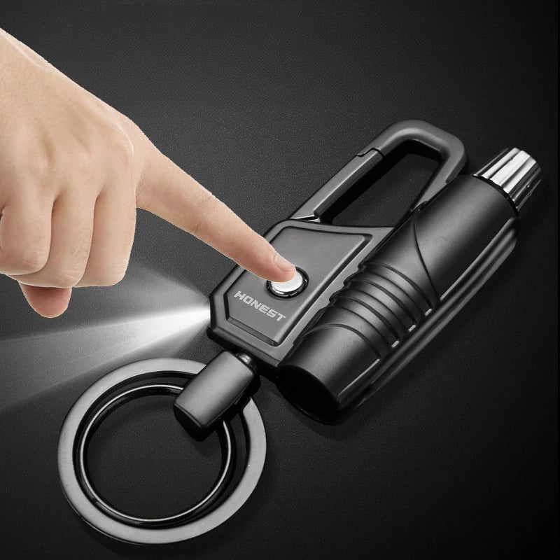 10000Match Keychain Kero sene Torch Lighter Cigarette Lighters Multi Functional Creative Windproof Smoking Accessories Men Gifts