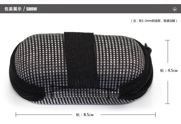 Classic Belt  Wearable PU Glasses Case Men Portable Leather Folding Glasses Storage Box Women