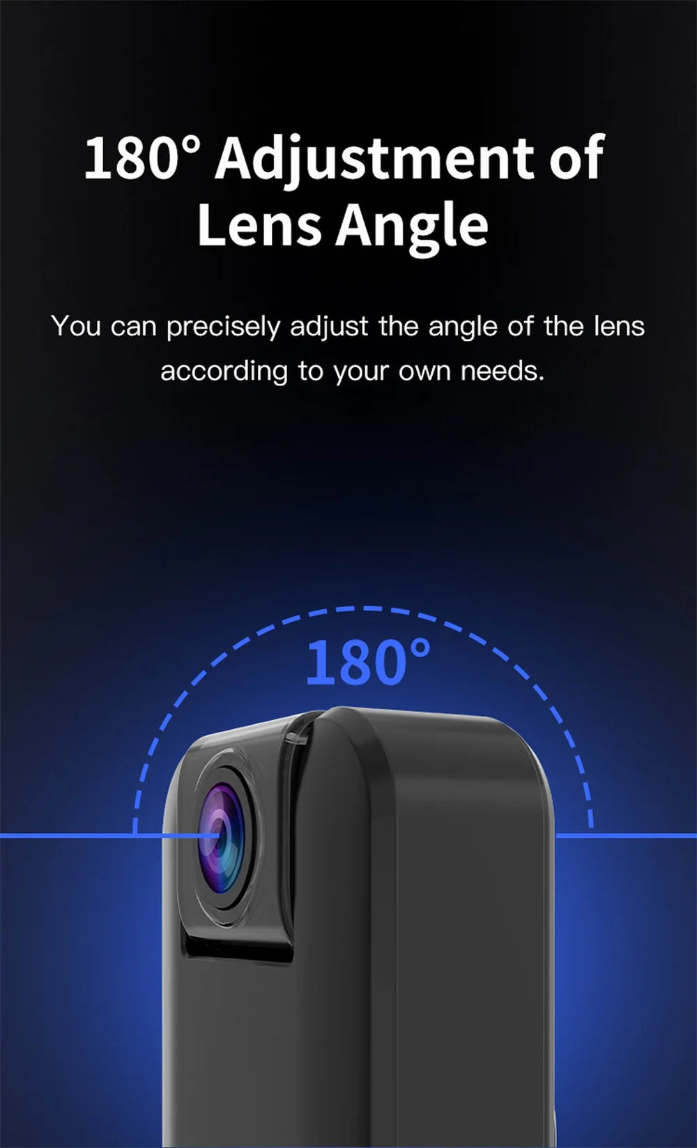 Professional 4K Evidence Body Cam - Flip Lens Design, Night Vision, 4G Lte + Wifi, Secure Data Storage for Law Enforcement
