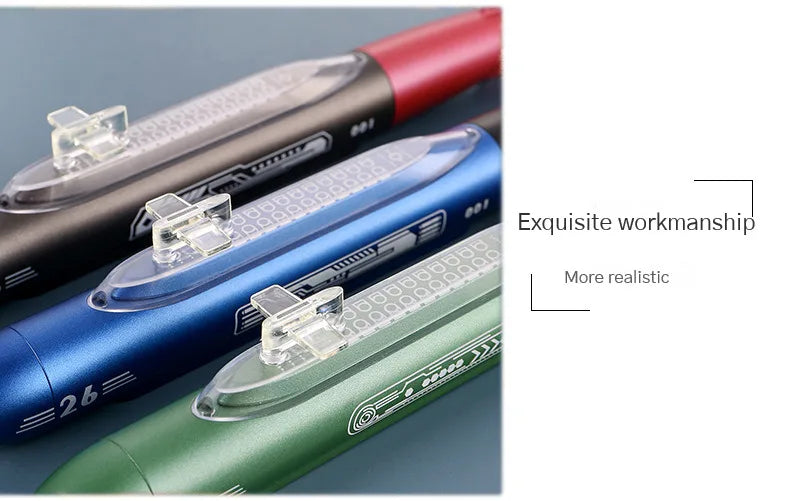 Creative Simulation Submarine Gel Pen 0.5mm Black Ink Spaceship Neutral Pens Children's Fun Toy Smooth Writing School Stationery