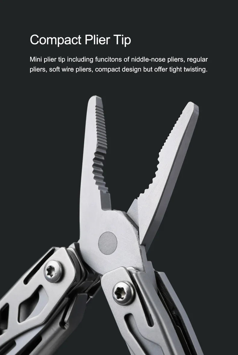 NexTool Mini Flagship Multitool 10 in 1 Mini EDC Keychain Multi Tool Folding Pliers Pocket Knife Scissors Outdoor Tools