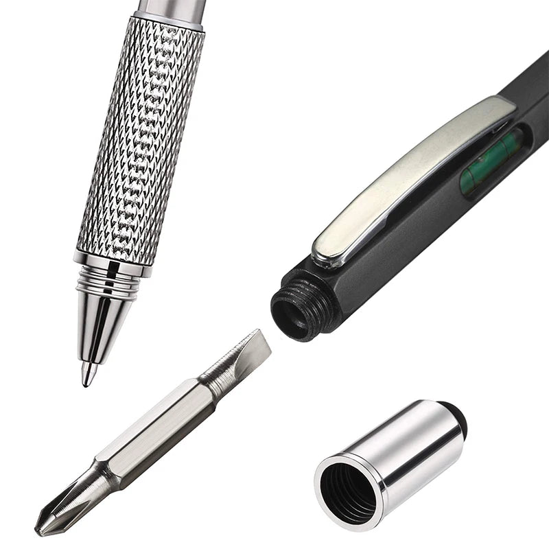 16Pcs  Multitool Ballpoint Pens Cool Tools Gadget for Dad Pocket Multi Tool for Woodworker Carpenter Construction