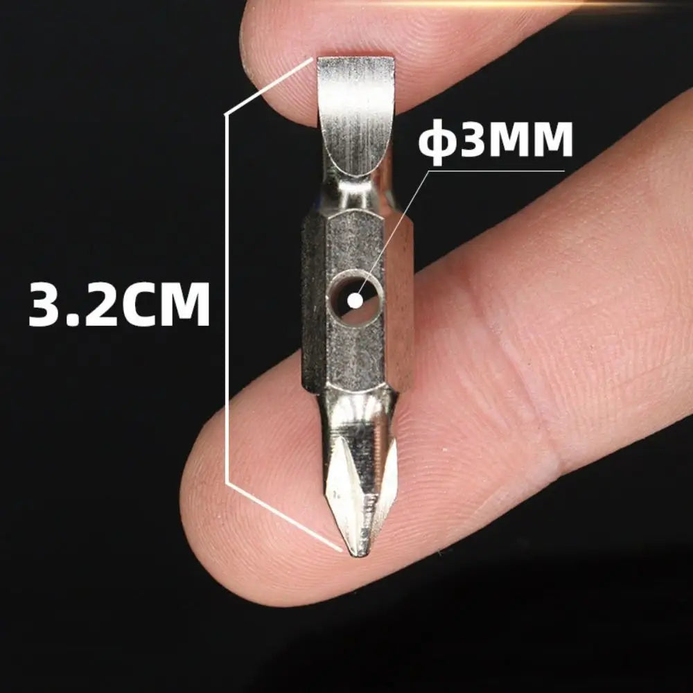 Portable Key Ring Keychain Screwdriver Multifunction Repair Tool Phillips Slotted Screwdriver Pocket Gadget Screw Removal Tools