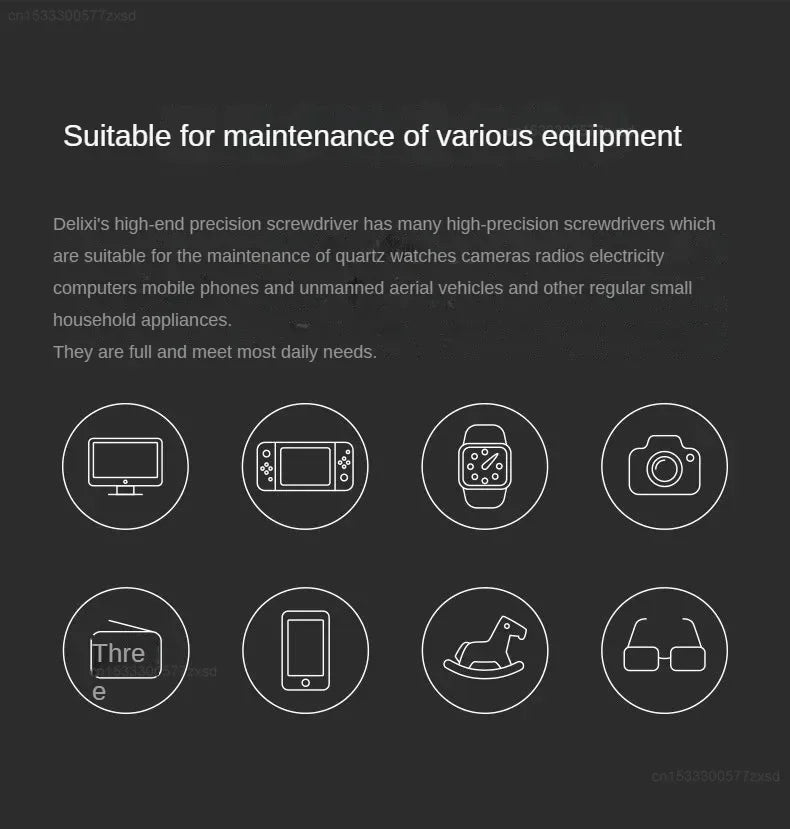 Screwdriver Kit 30 40 44 Precision Magnetic Bits Dismountable Screw Driver Set Case for Smart Home Computer Repair Tools