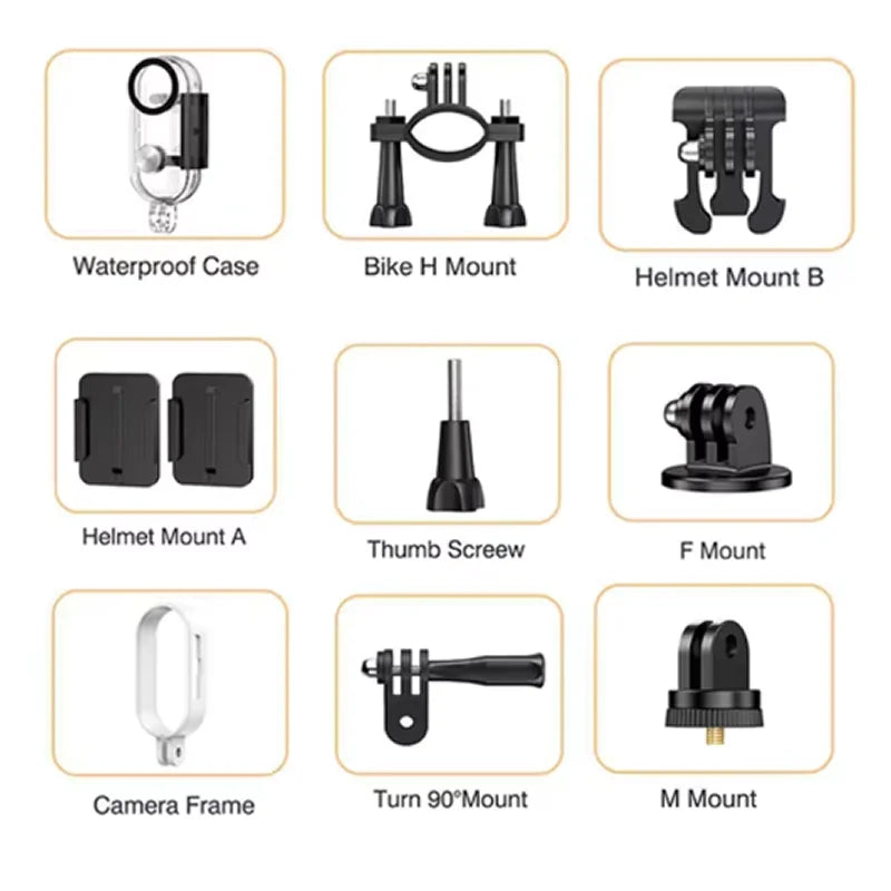 Sports Camera 1080P In Helmet Motorcycle Bike Filming Waterproof Mini Camera Bicycle Action Video Recording Battery Digital Came