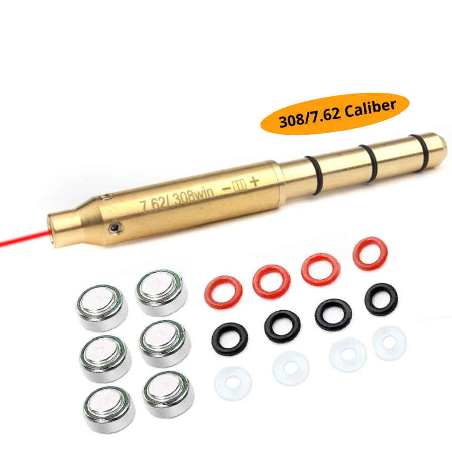 .22lr Boresighter .22LR Lazer Collimator Cal 9mm 177 17 308  Rifle 45ACP Laser Bore Sight Laser Boresight