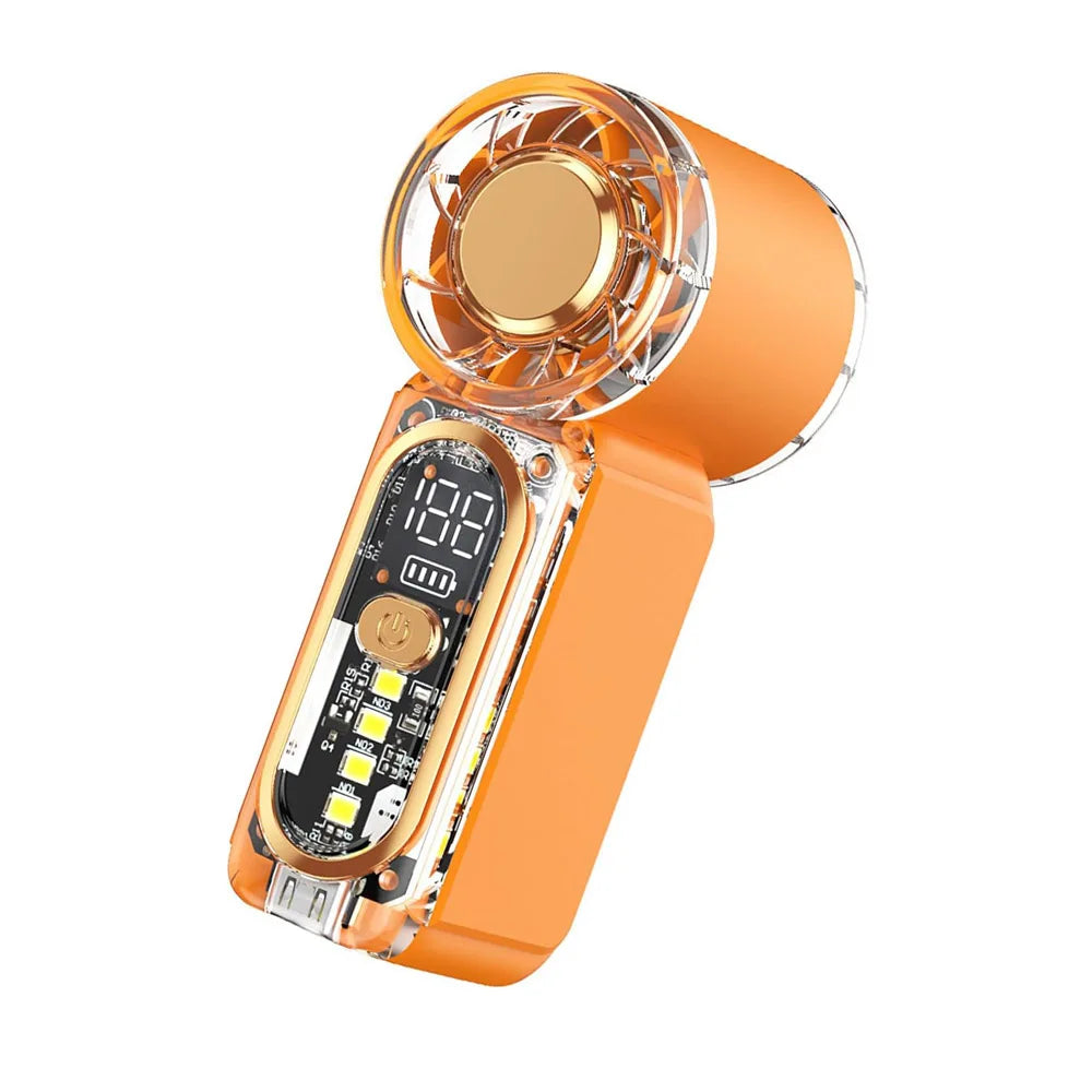 Mini Handheld Fan Type-c Rechangable Mini Personal Pocket Fans， Ultra-quiet Small Electric Fan for Travel/summer/concerts