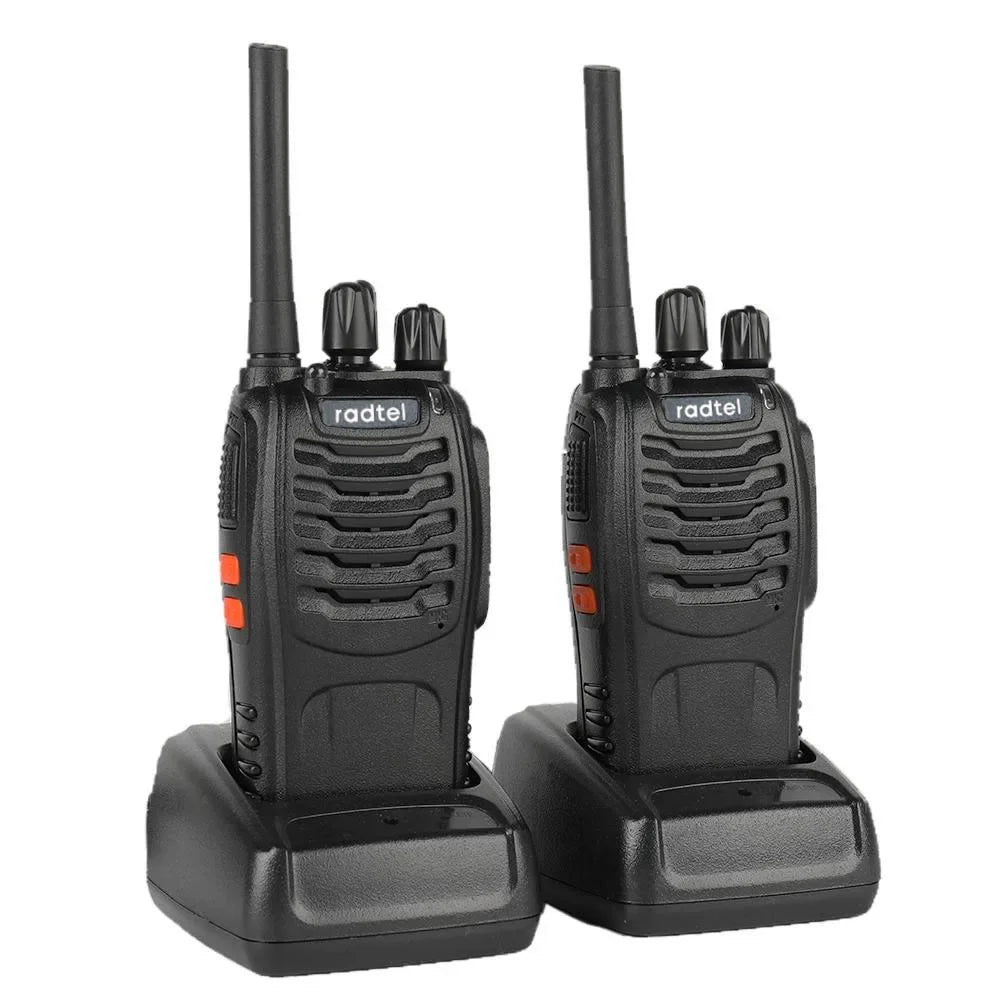 Radtel RT88 Rechargeable Walkie Talkie  Portable Two Way Radio Long Range for Audlt Business Travelling, hiking outdoor fishing