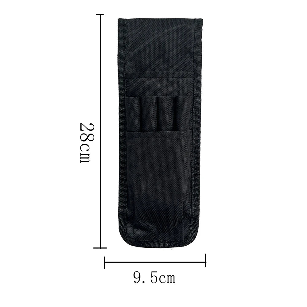 Black Multi-Pocket Tool Belt Pouch Bag for Portable Electrician Tools Pen Scissors Organizer Gift