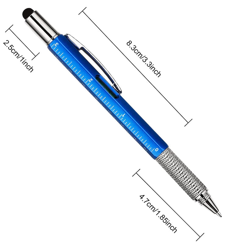 16Pcs  Multitool Ballpoint Pens Cool Tools Gadget for Dad Pocket Multi Tool for Woodworker Carpenter Construction