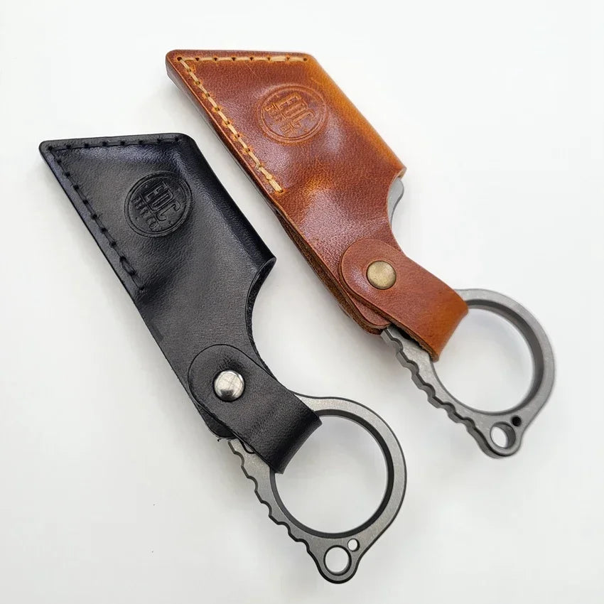 EDC Titanium Alloy Pocket Paper Cutter Knife Unpacking Pocket Outdoor Tools Mini Utlity Knife Tools
