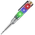 AC24-250V Intelligent Voltage Circuit Tester Pen Screwdriver Electric Test Detector Slotted Screwdriver Test Pen with Buzzer