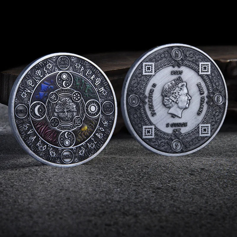 Constellation Coins Twelve Constellations Commemorative Coins Lucky Goddess Guardian Coins