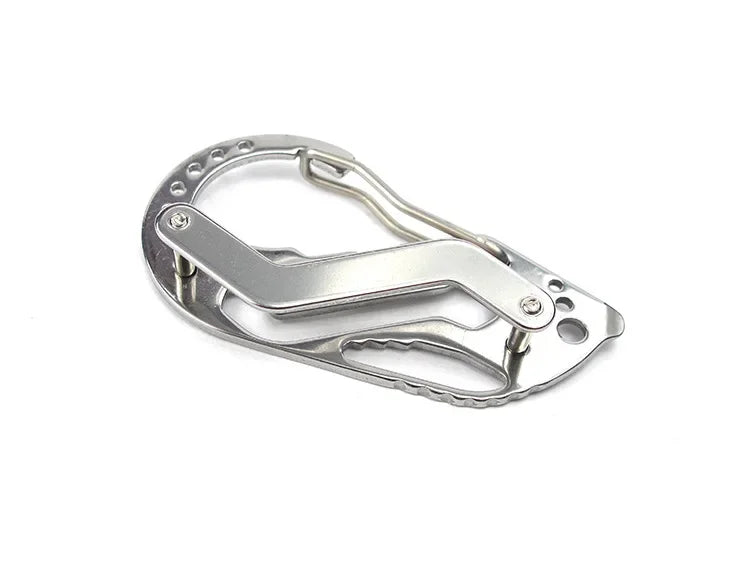Multi Function EDC Carabiner Key Holder Portable Pocket Multi Tool Hook For Outdoor Daily Carry Emergency Repair Accessory Gift