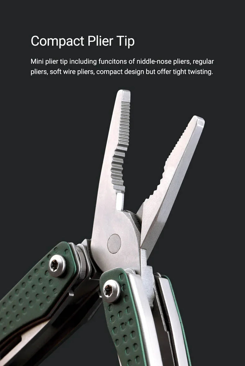 NexTool Mini Flagship Multitool 10 in 1 Mini EDC Keychain Multi Tool Folding Pliers Pocket Knife Scissors Outdoor Tools