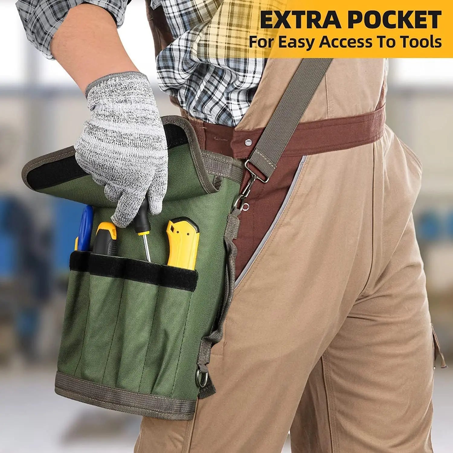 Multi-Purpose Tool Bag High Quality Professional Multi Pocket Hardware Tools Pouch Roll UP Portable Small Tools Organizer Bag