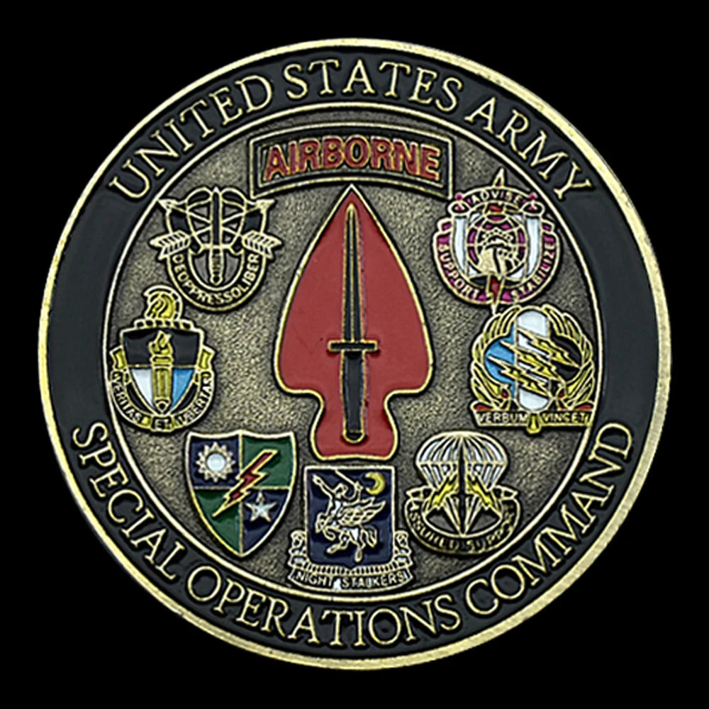 United States Army Special Operations Command Commemorative Coin United Stated Army Challenge Coin   Collect Gifts, Customize