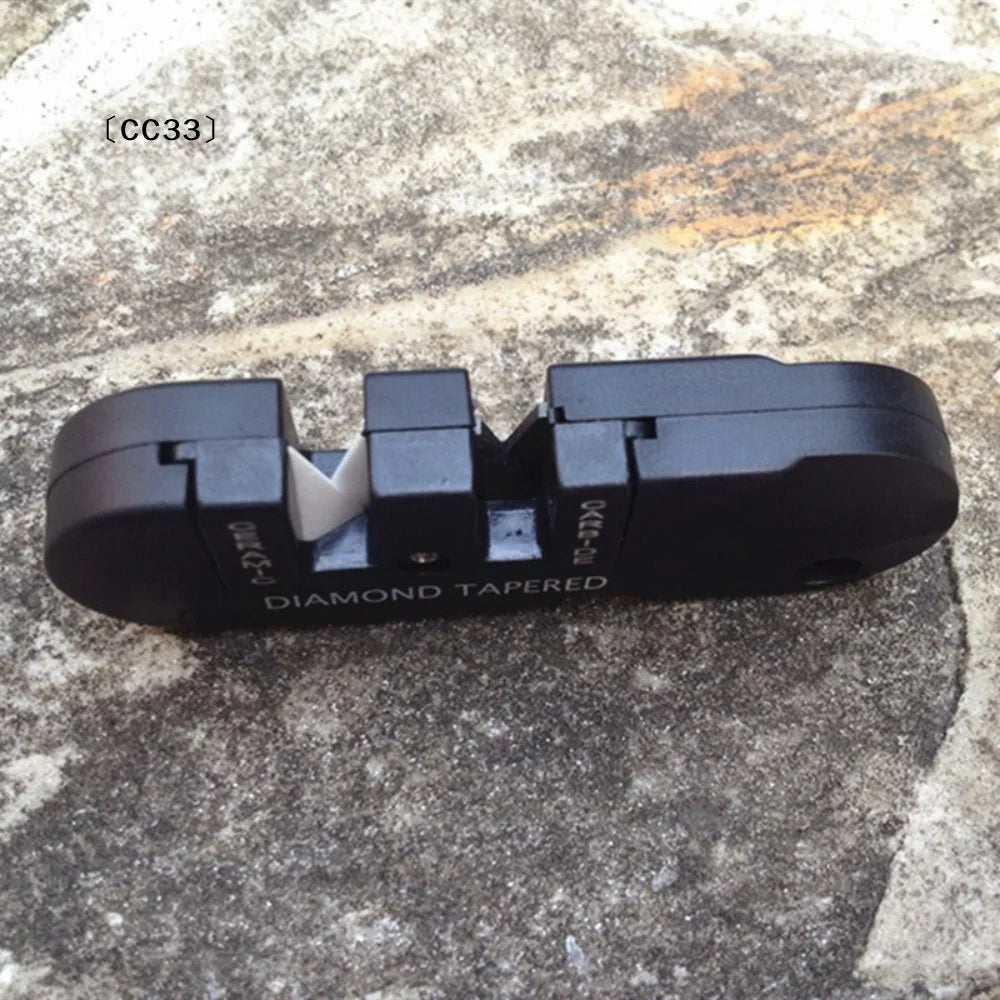 Sharpener Tool Camp Gear Make Sharp Ceramic Sharpen Fish Hook Pocket Carbide Knife Whetstone  Portable Tools〔CC33〕