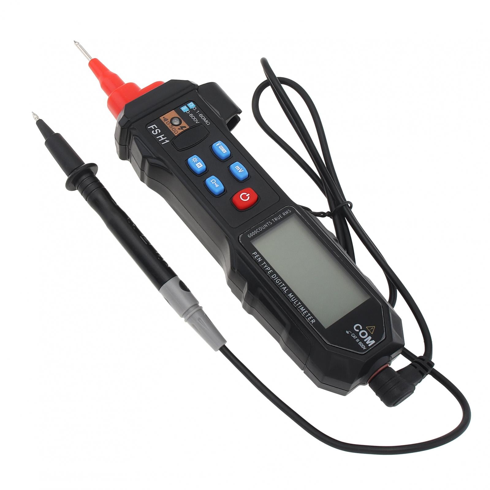 Mini Digital Multimeter Smart LCD Voltage Detector Tester Portable DC AC Voltage Ohm Continuity Hz NCV Backlight Pocket Meter