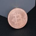 Gold Plated Bitcoin Coin Collectible Art Collection Gift Physical Commemorative Casascius crypto coin Metal Antique Imitation