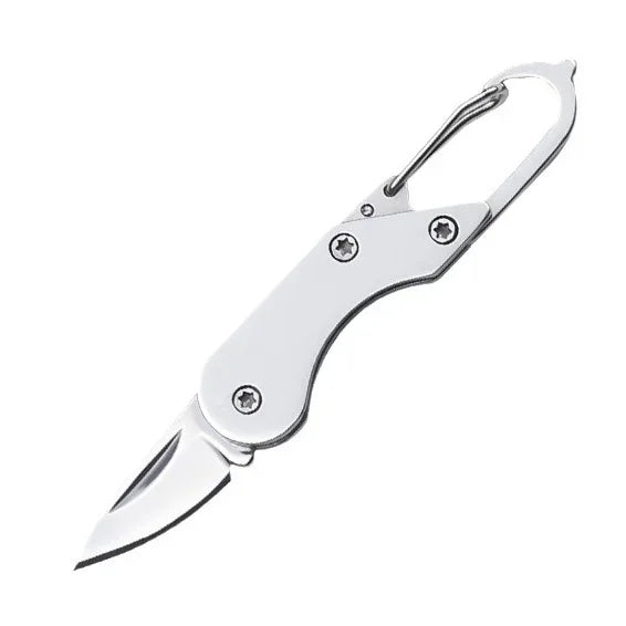 Outdoor Camping Portable Pocket Keychain EDC Multitools Knives With Buckle Outdoor Tools Stainless Steel Mini Folding Knife 1Pcs