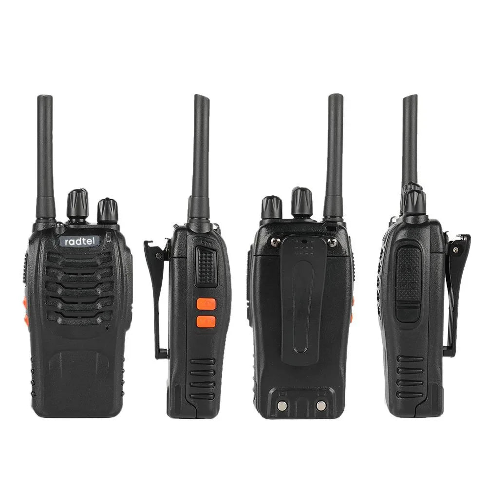 Radtel RT88 Rechargeable Walkie Talkie  Portable Two Way Radio Long Range for Audlt Business Travelling, hiking outdoor fishing