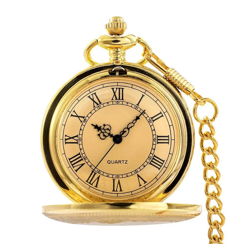 1 pcs quartz pocket watch for men and women, antique steampunk, vintage pocket watch