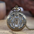Vintage Hollow Spider Pocket Watch Metal Roman Numerals Large Pocket Watch Couple Pocket Watch Friendship Jewelry Chain Watch Holiday Gift