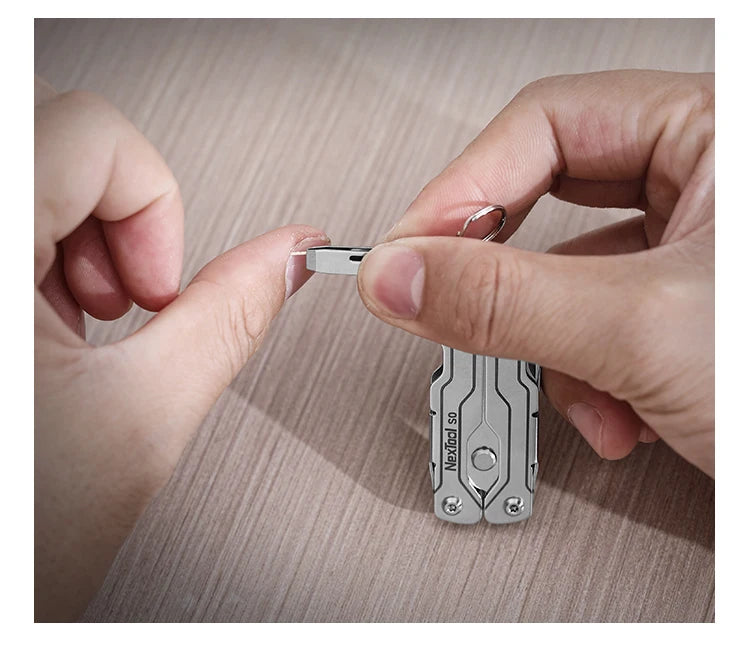 NexTool 8 In 1 Micro Multitools S0 Mini Sailor Scissors Mini Pocket Multitool EDC Folding Hand Tools Camping Survival Multitool