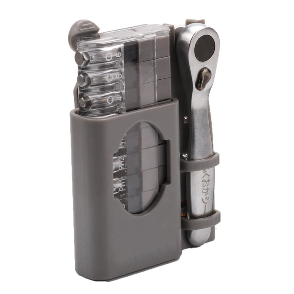 Mini Ratchet Wrench Screwdriver Bit Set Multifunctional Special Shaped Slotted Phillips Screwdriver Hand Tools