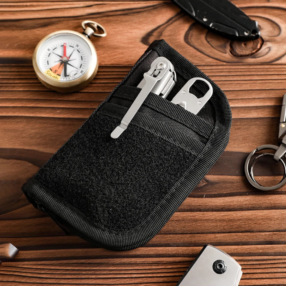 Kosibate EDC Pouch Small Pocket Tool Pouch Organizer for Men Tool Pocket Storage EDC Gears