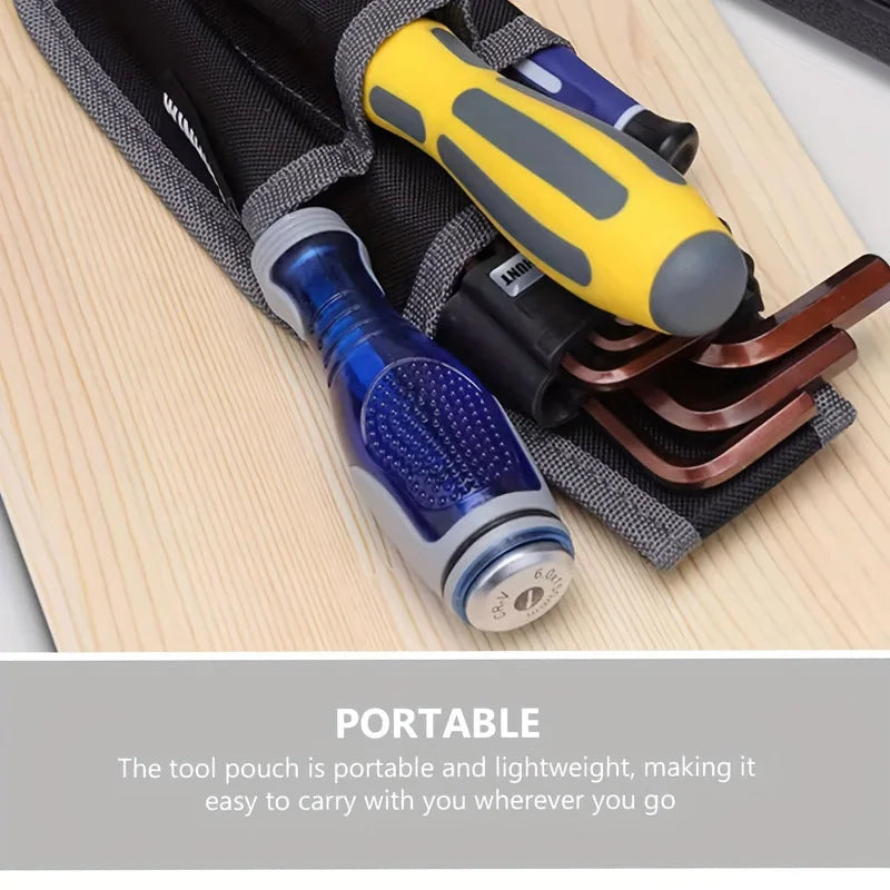 Small Portable Hip Tool Bags Waist Gadget Pouch Electrician Hardware Tools Multifunction Toolkit Waist Bag for Daily Carrying