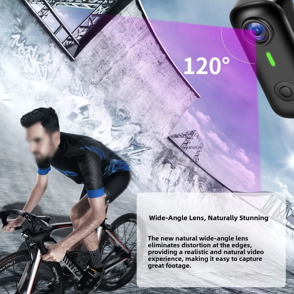 Magnetic Wearable Action Camera Compact Magnetic Action Camera Every Adventure In Style Body Cam For Sports & Cycling