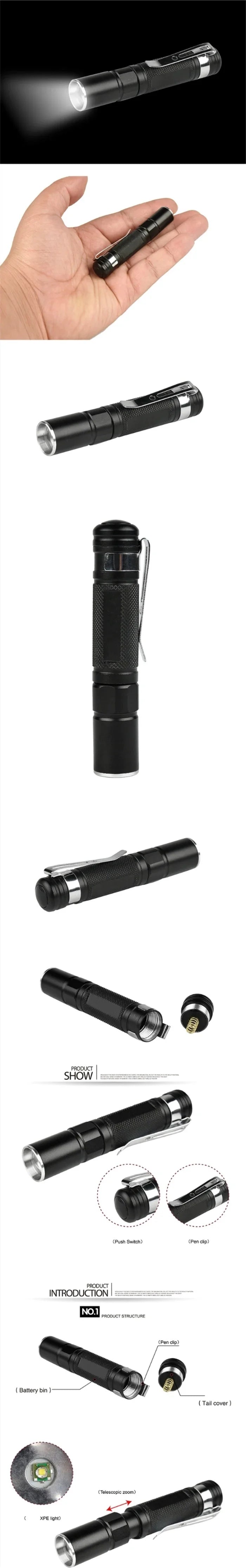 Mini Flashlight Portable Emergency Light Pocket-sized LED Flashlights Small Torch Penlight Mini Lantern for Multipurpose