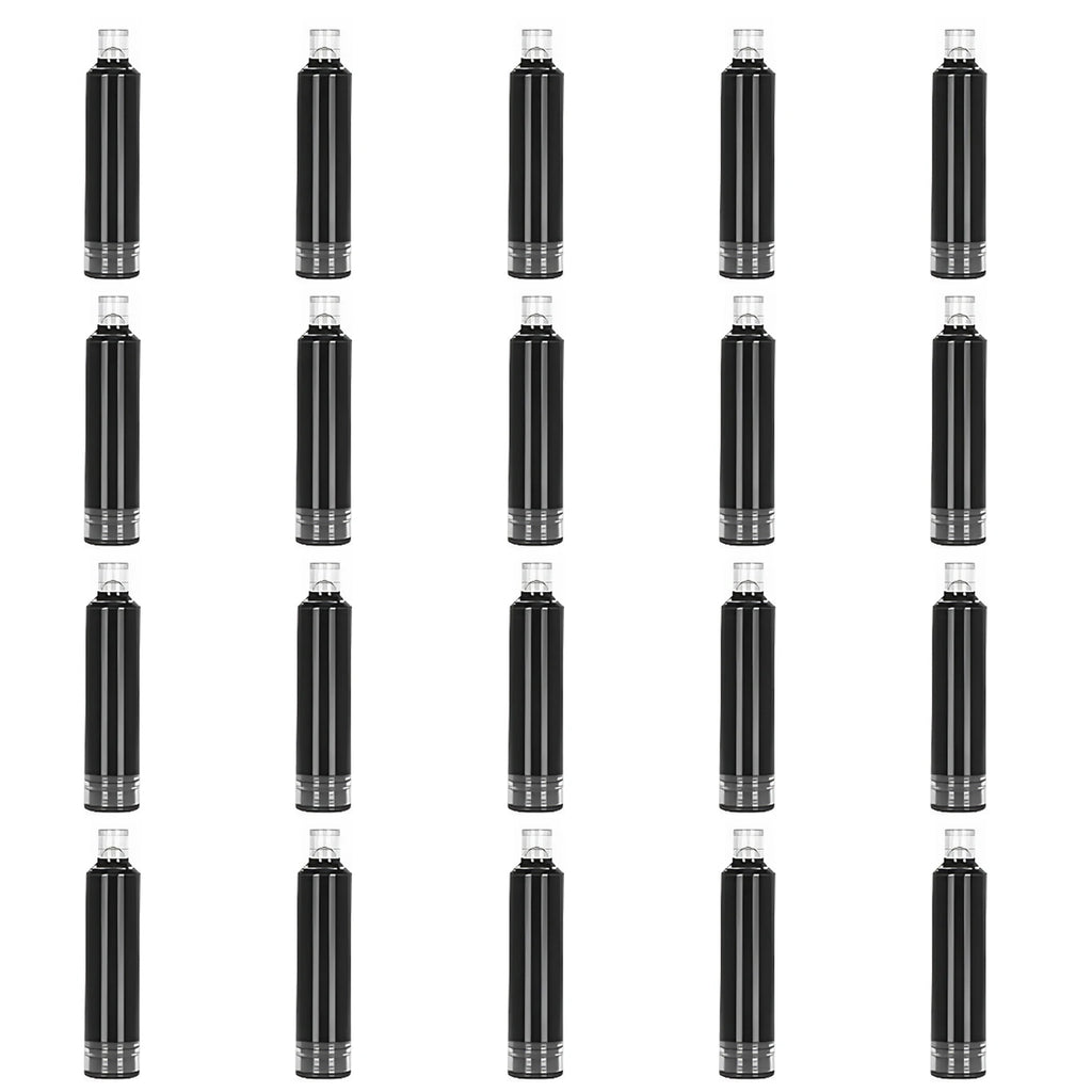 Space Capsule Design Retractable Fountain Pen 0.38mm Smooth No Splatter Writing Pen with Ink Cartridge Set for School Stationery
