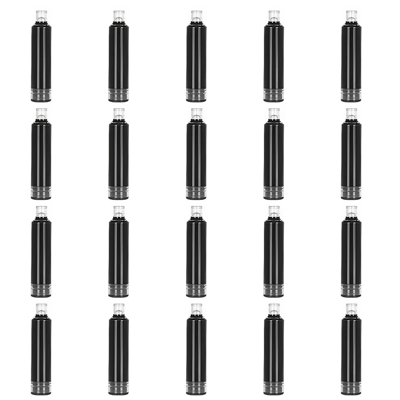 Space Capsule Design Retractable Fountain Pen 0.38mm Smooth No Splatter Writing Pen with Ink Cartridge Set for School Stationery