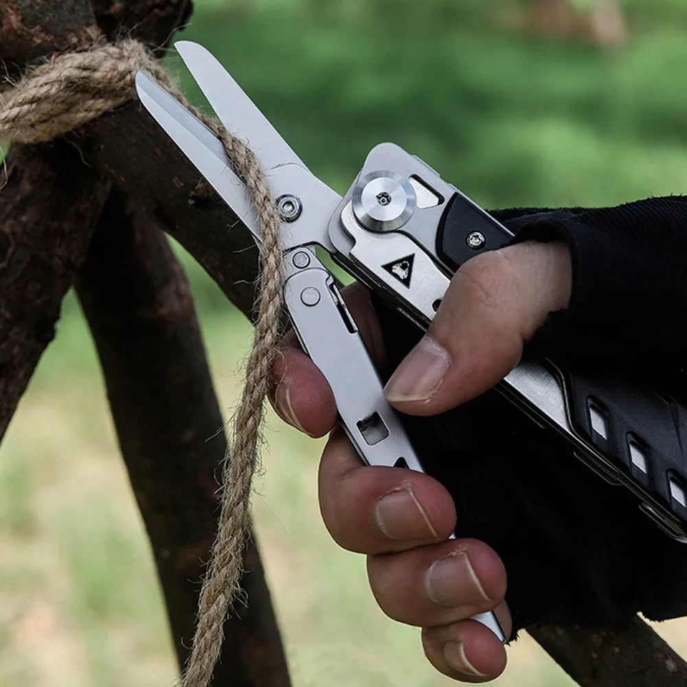 Compact Multitool Pocket Knife EDC Gear And Gadgets For Men Multi Purpose Tools Scissors Outdoor Survival Camping Hiking Knives