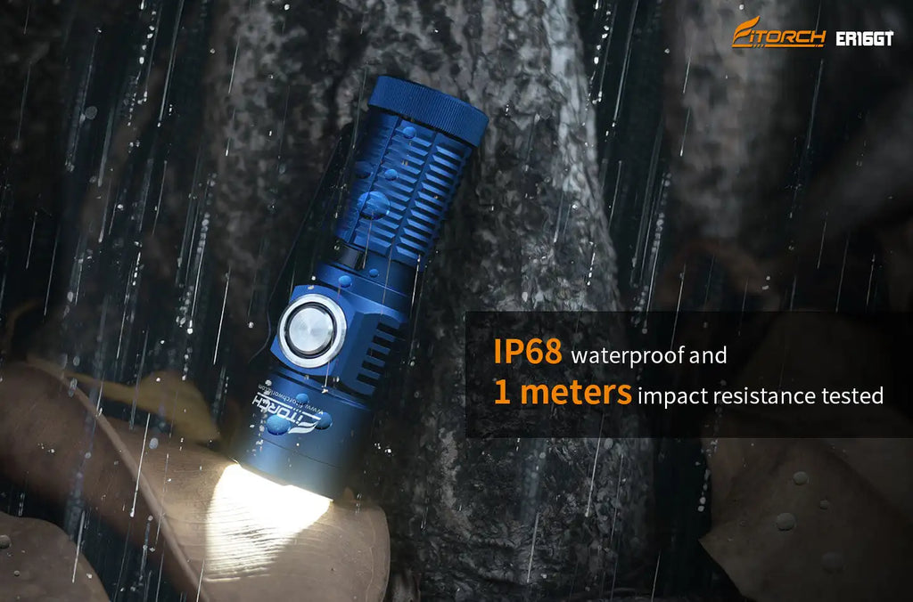 Fitorch ER16GT 1350lms Rechargeable Flashlight LED Powerful Flashlights Torch Light