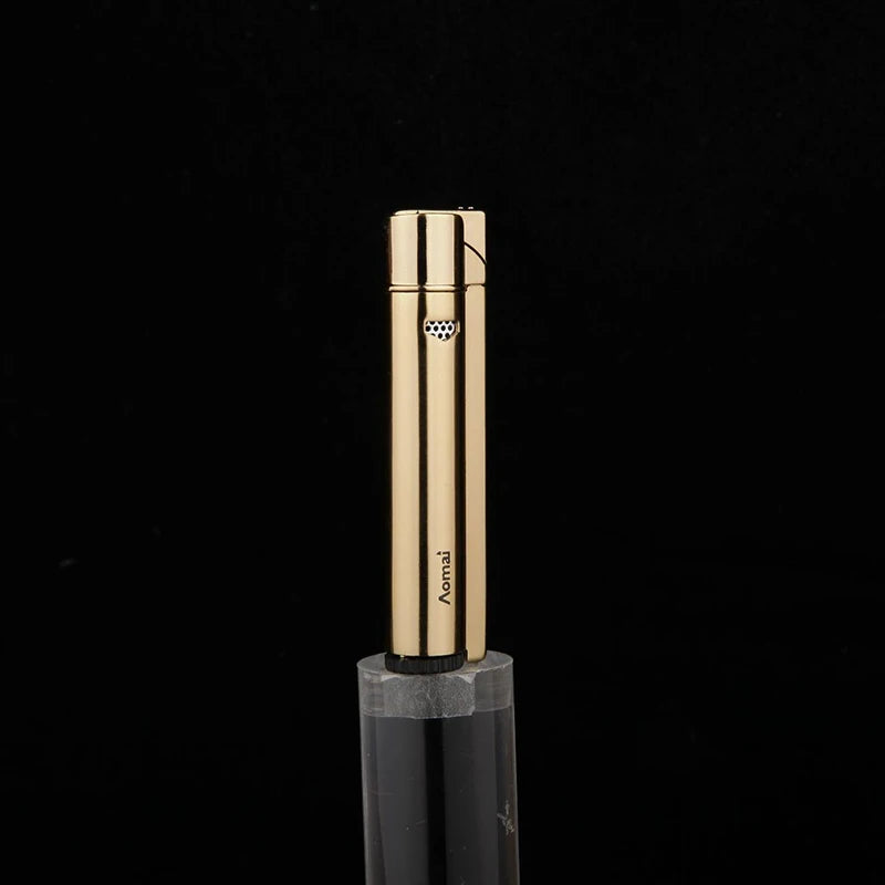 Metal Jet Welding Torch Lighters Butane Gas Turbo Windproof Lighters Cigar Cigarette Lighters Men's Gifts Outdoor Ignition Tools