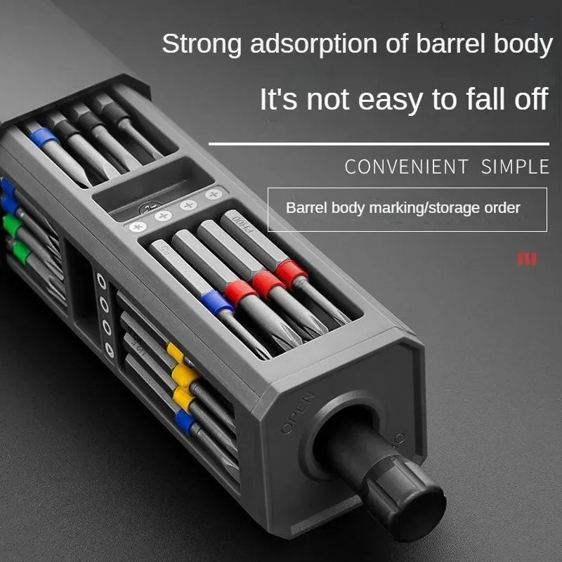 Screwdriver Kit 30 40 44 Precision Magnetic Bits Dismountable Screw Driver Set Case for Smart Home Computer Repair Tools