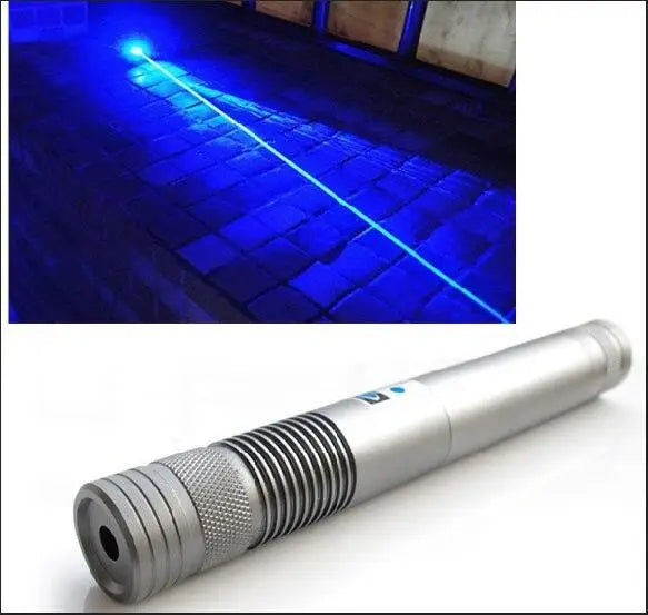 Laser Pointer Laser Sight Laserpointer Adjustable Focus Lazer Torch Training Torch Pet Cat Tickle Toy Blue Flashlight