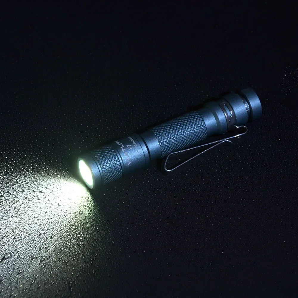 Vastlite i7 Compact EDC Flashlight 545 Lumens Torch Light Mini Black Pen Flashlights