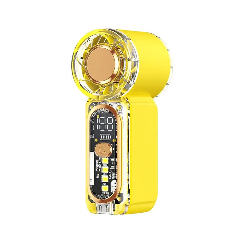 Mini Handheld Fan Type-c Rechangable Mini Personal Pocket Fans， Ultra-quiet Small Electric Fan for Travel/summer/concerts