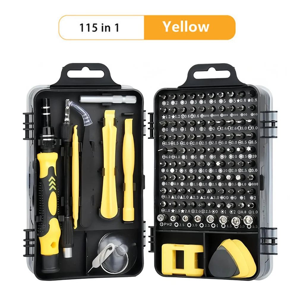 Screwdriver Set  Magnetic Torx Phillips Screw Bit Kit WOZOBUY With Electrical Driver Remover Wrench Repair Phone PC Tools