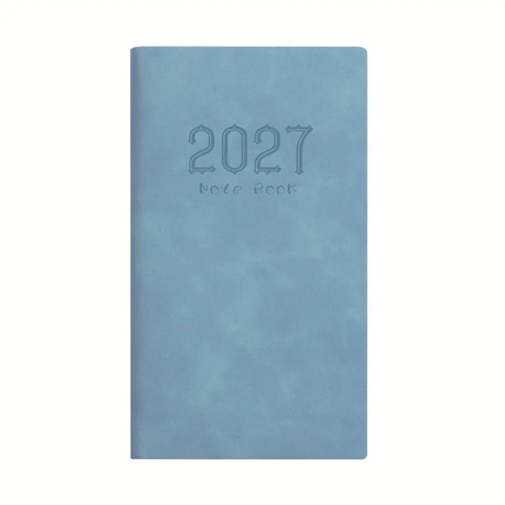 Pocket Design 2027 A6 Planner Notebook Portable Lightweight Smooth Writing Surface Daily Weekly Journal Premium Thick Paper