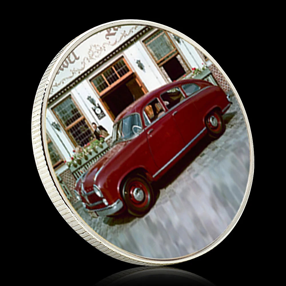 Classic Cars Gold/silver Challenge Coins Vintage Luxury Car Challenge Medals Rider's Best Collection Men's Holiday Gifts